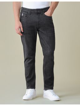 U.S. Polo Assn. Denim Co. - Men Cole Comfort Cropped Fit Black Jeans