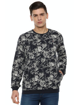 Louis Philippe - Navy Blue Sweatshirt