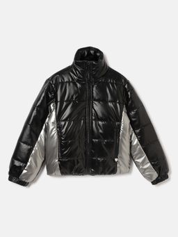 Blue Giraffe - Girls Black Puffer Jacket