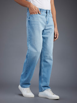 Pepe Jeans - Blue Solid Pure Cotton Tapered Jeans