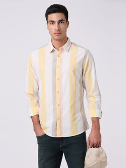 Pepe Jeans - White Stripes Cotton Regular Shirt