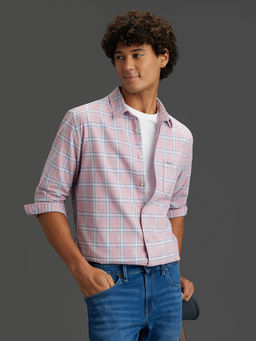 Pepe Jeans - Pink Checks Cotton Regular Shirt