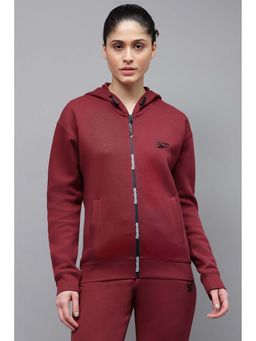 Reebok - Women Maroon Hoodie
