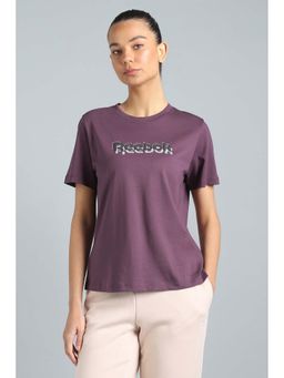 Reebok - Women Purple T-Shirt
