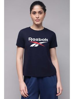 Reebok - Women Navy Blue T-Shirt