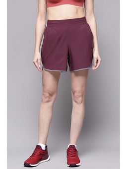 Reebok - Women Maroon Shorts