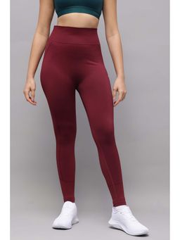 Reebok - Women Maroon Tights