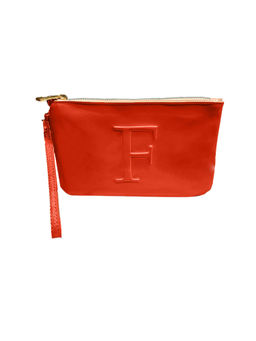CARPISA - Red Letter F Small Travel Organizer Pouch