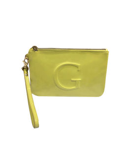 CARPISA - Yellow Letter G Small Travel Organizer Pouch