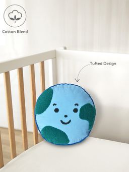 Mi Arcus - Double-Sided Earth Design Soft Fabric Baby Pillow with Cover – Ages 6 M+