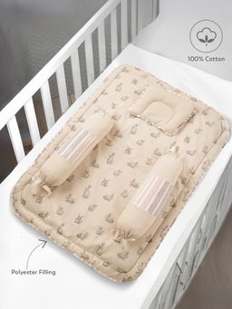 Mi Arcus - Mattress Set, Pack of 4 - Mattress, 1 Head Support Pillow, 2 Bolsters