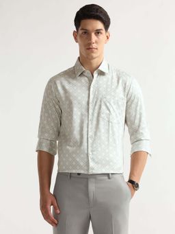 Arrow - Men Green Printed Manhattan Slim Fit Shirt