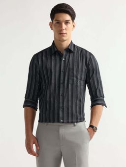 Arrow - Men Black Printed Manhattan Slim Fit Shirt