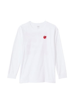 Victoria's Secret - Women White Cotton Full Sleeves T-Shirt