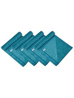 Black Gold - Microfiber Bath Towels Super Absorbent, Fade Resistant Plain Teal (Pack of 4)