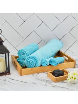 Black Gold - Microfiber Bath Towel, Hand Towels & Washcloth Combo Gift Set Plain