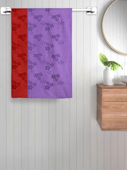 FABINALIV - Multicolor Floral 420 Gsm Cotton Bath Towels (Pack of 2)