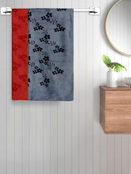 FABINALIV - Multicolor Floral 420 Gsm Cotton Bath Towels (Pack of 2)