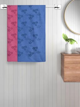 FABINALIV - Multicolor Floral 420 Gsm Cotton Bath Towels (Pack of 2)