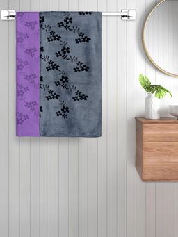 FABINALIV - Multicolor Floral 420 Gsm Cotton Bath Towels (Pack of 2)