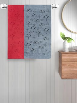 FABINALIV - Multicolor Abstract 420 Gsm Cotton Bath Towels (Pack of 2)