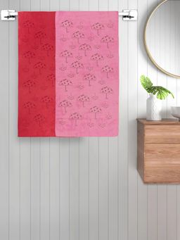 FABINALIV - Multicolor Abstract 420 Gsm Cotton Bath Towels (Pack of 2)