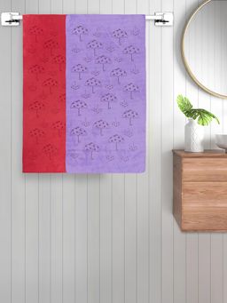 FABINALIV - Multicolor Abstract 420 Gsm Cotton Bath Towels (Pack of 2)