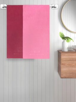 FABINALIV - Multicolor Solid 420 Gsm Cotton Bath Towels (Pack of 2)