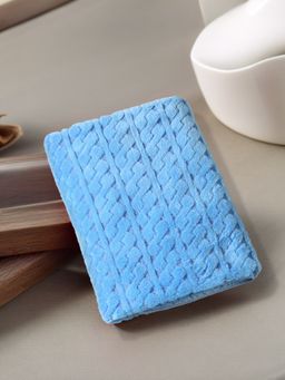 FABINALIV - Blue Abstract 420 Gsm Cotton Bath Towel