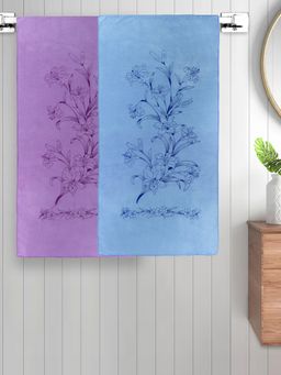 FABINALIV - Multicolor Floral 300 Gsm Cotton Kids Bath Towels (Pack of 2)
