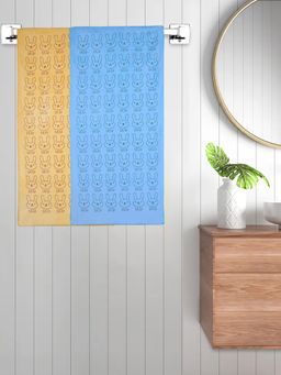 FABINALIV - Multicolor Cartoon 300 Gsm Cotton Kids Bath Towels (Pack of 2)