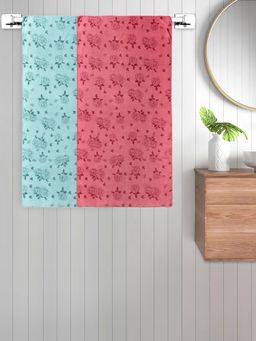FABINALIV - Multicolor Floral 300 Gsm Cotton Kids Bath Towels (Pack of 2)