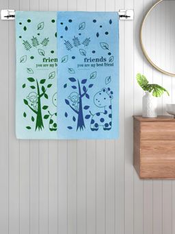 FABINALIV - Multicolor Cartoon 300 Gsm Cotton Kids Bath Towels (Pack of 2)