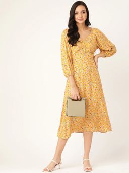 Twenty Dresses by Nykaa Fashion - Yellow Sweet Spring Time Dress