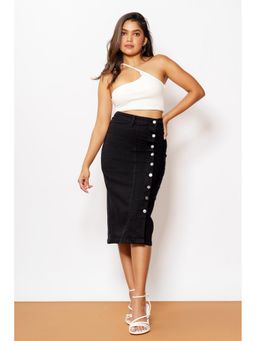 FREAKINS - Black Bodycon Skirt