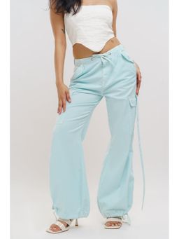 FREAKINS - Sky Low Waist Baggy Joggers