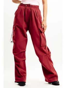 FREAKINS - Red Street Style Cargo Pant