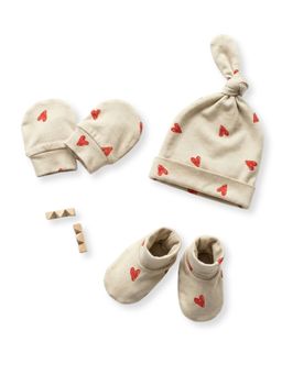 Cocoon Care - Bamboo Muslin Solid Cap, Mittens and Socks