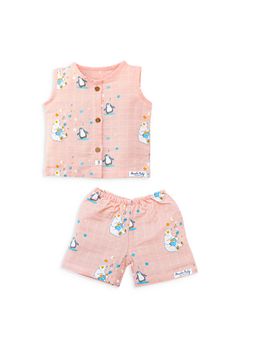 Honcho Baby - Muslin Cotton Sleeveless Co-Ord Set