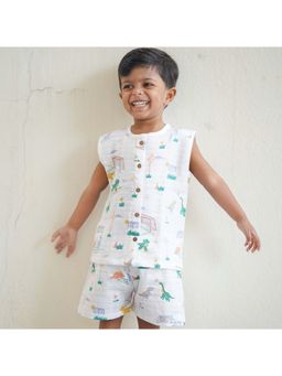 Honcho Baby - Muslin Cotton Sleeveless Co-Ord Set