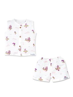 Honcho Baby - Muslin Cotton Sleeveless Co-Ord Set
