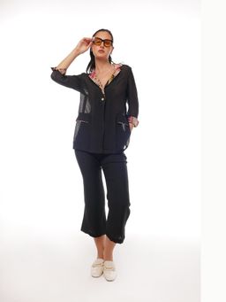 Pallavi Agarwal - Black June Blazer With Pant