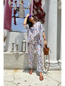SURABHI ARYA - Mitali'S Printed Floral Baggy Co-Ords