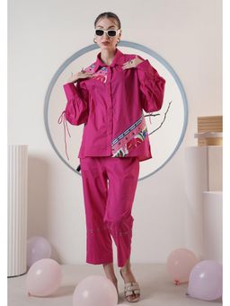 SURABHI ARYA - Pink Rivets Co-Ords