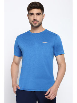 Van Heusen Innerwear - Performance Men Swift Dry & Crew Neck T-Shirt - Swiss Blue