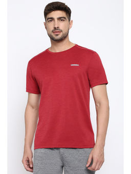 Van Heusen Innerwear - Performance Men Swift Dry & Crew Neck T-Shirt - Wine