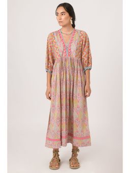 Prakriti Jaipur - Paisley Shell Dress In Pink & Multi