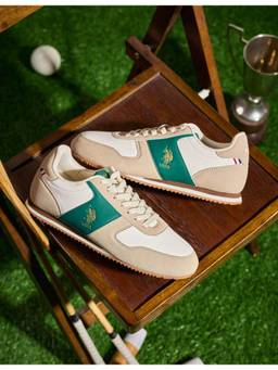 U.S. POLO ASSN. - ENCO 2.0 Beige Stylish Casual Sneakers For Men