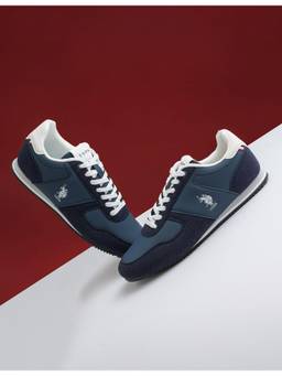U.S. POLO ASSN. - SORRENTO 6.0 Navy Blue Stylish Casual Sneakers For Men