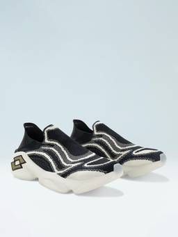 LOTTO - Men Stroma Zero Black Walking Shoes